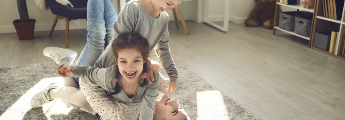 family enjoying new ac system